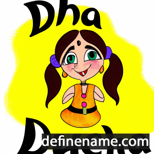 cartoon of the name Dachuna