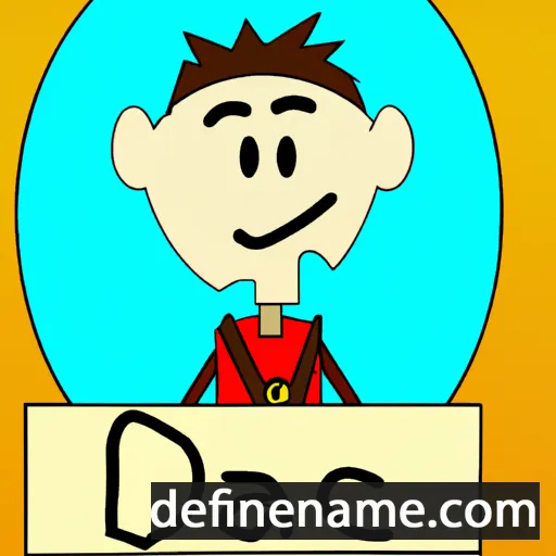 cartoon of the name Dacjan