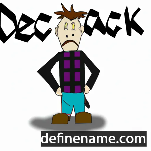 cartoon of the name Dacken