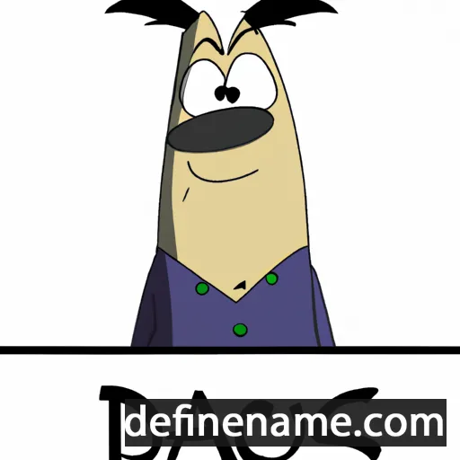 cartoon of the name Dacus