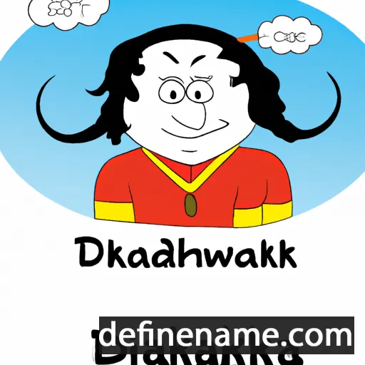 cartoon of the name Dadhikra