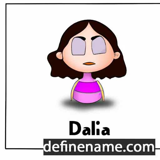 cartoon of the name Dadila