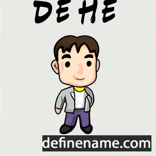 cartoon of the name Dae-hyeon