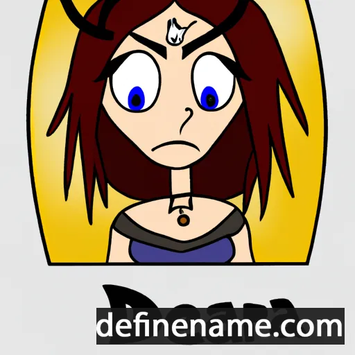 cartoon of the name Daedra