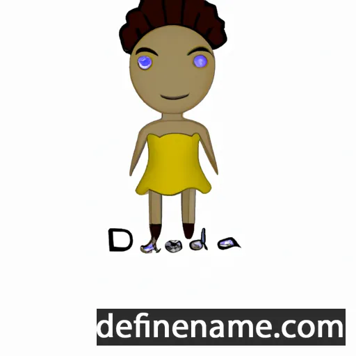 cartoon of the name Daeida