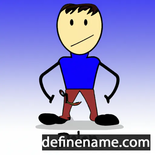 cartoon of the name Daelan