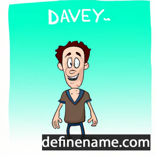 cartoon of the name Daevy