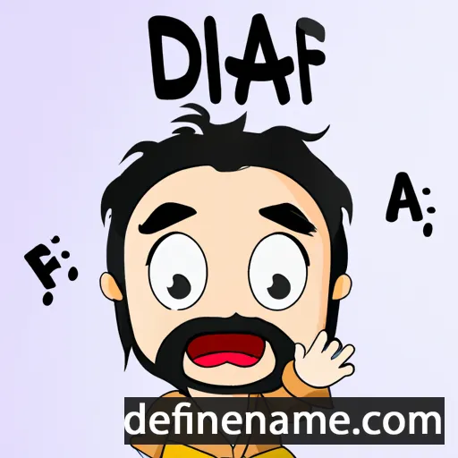 Daffa' cartoon