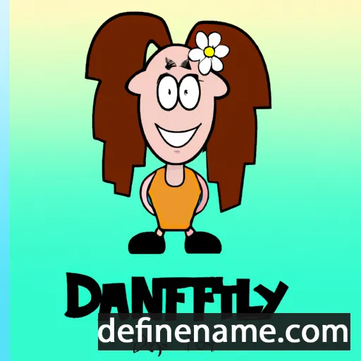 cartoon of the name Daffany