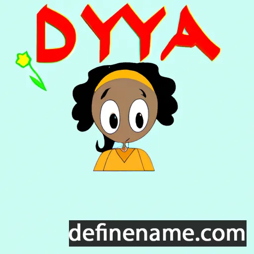 cartoon of the name Dafiyya