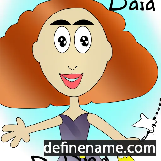 cartoon of the name Dafna