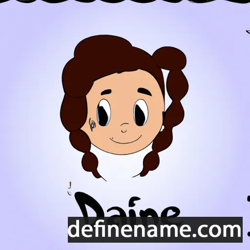 cartoon of the name Dafné