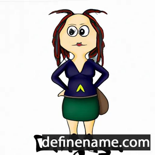 cartoon of the name Dagfinna