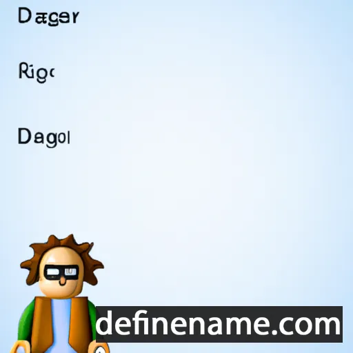 cartoon of the name Dagfrid