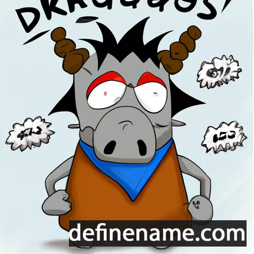 cartoon of the name Daggrós