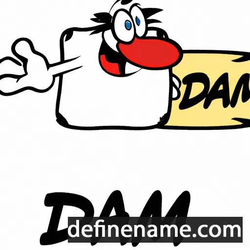 cartoon of the name Dagm