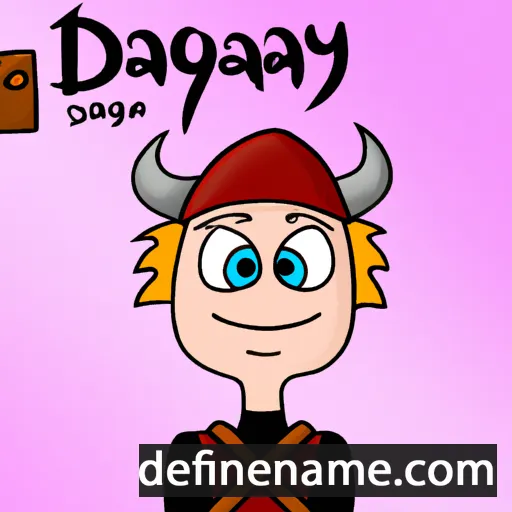 cartoon of the name Dagnýr