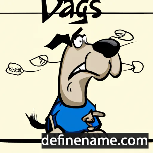 cartoon of the name Dags