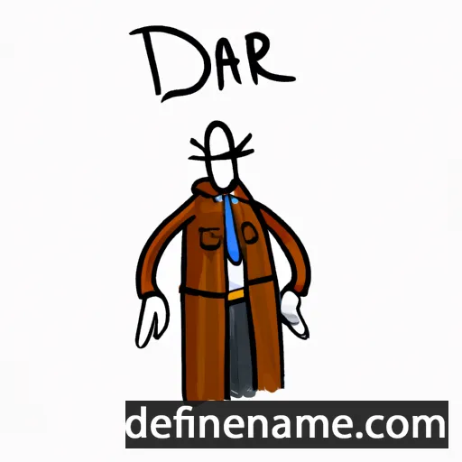 cartoon of the name Dahir