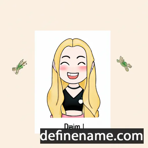 Dahyun cartoon