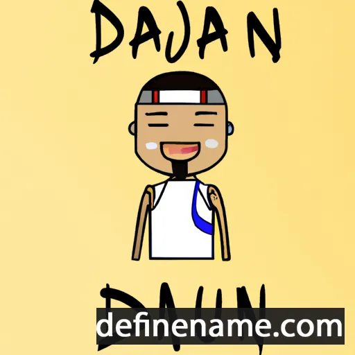 cartoon of the name Daijuan