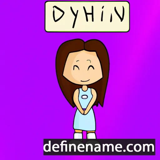 cartoon of the name Dailynn