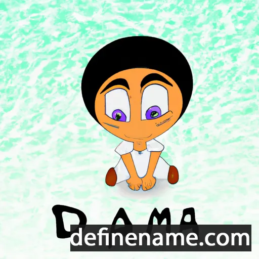 cartoon of the name Daima