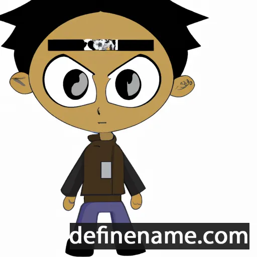 cartoon of the name Daimion