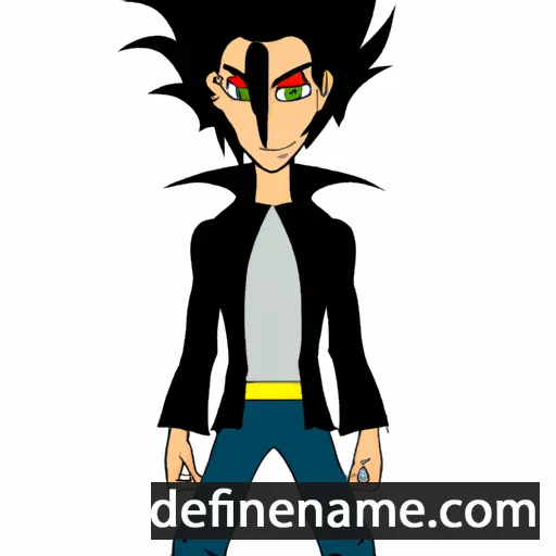 cartoon of the name Daimon