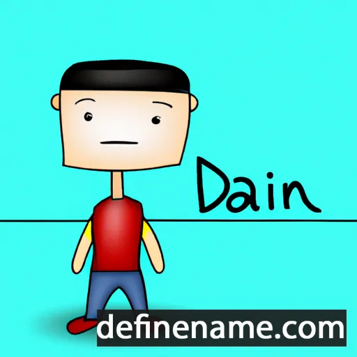 cartoon of the name Dain