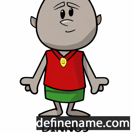 cartoon of the name Dainius