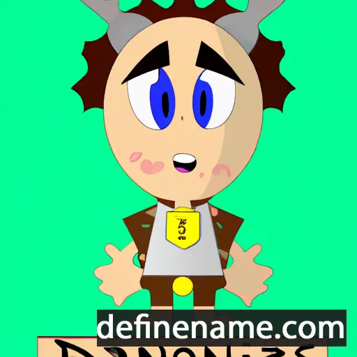 cartoon of the name Dainoras