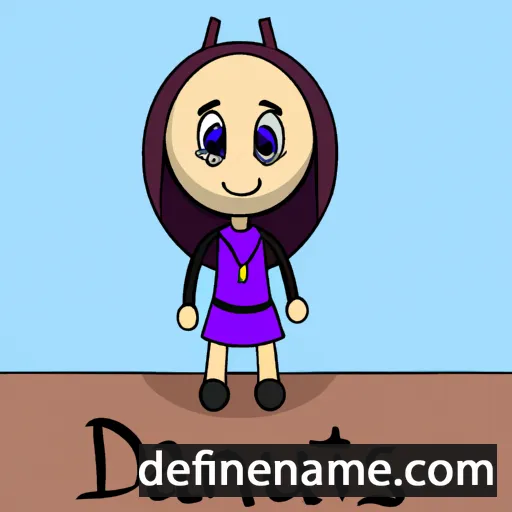 cartoon of the name Dainutė