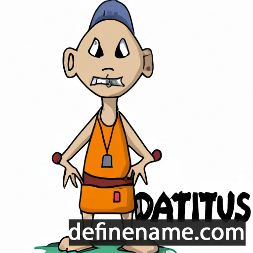 cartoon of the name Dainutis