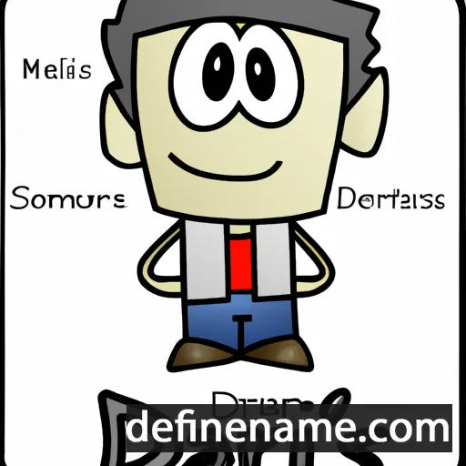 cartoon of the name Dairis