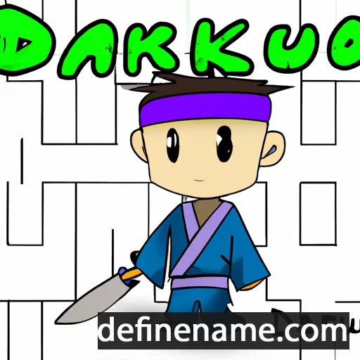 cartoon of the name Dairoku