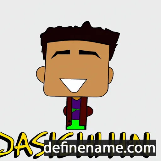 Daishaun cartoon