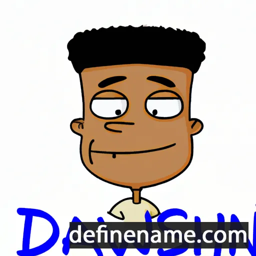 cartoon of the name Daishawn