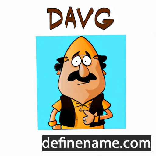 cartoon of the name Daivag