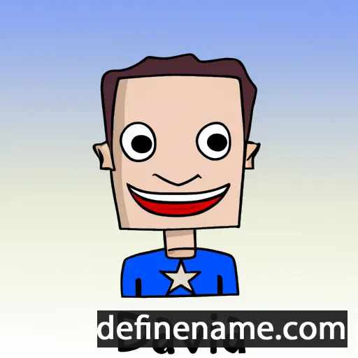 cartoon of the name Daivid