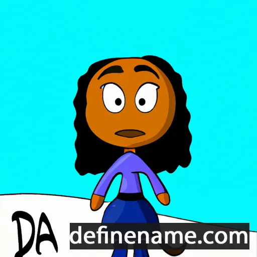 cartoon of the name Daja