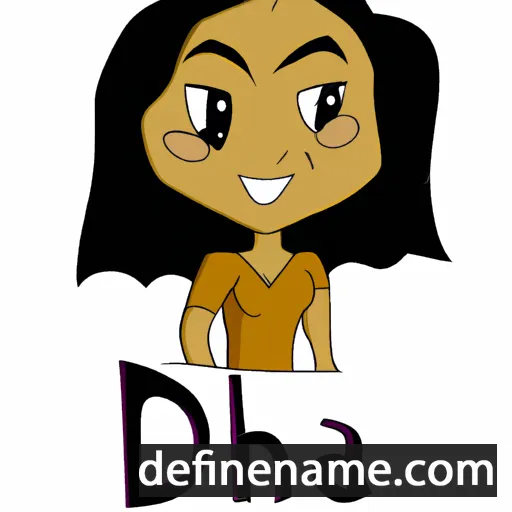 cartoon of the name Dajah