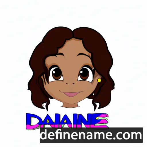 cartoon of the name Dajanae