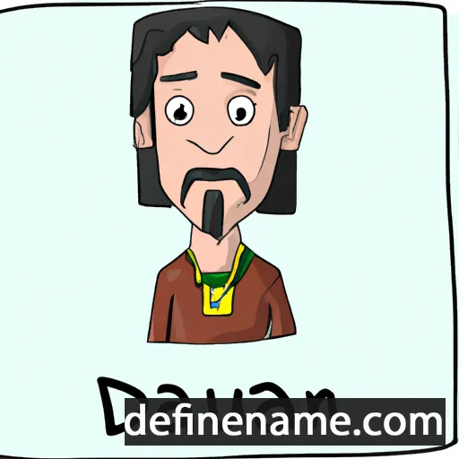 cartoon of the name Dajaun