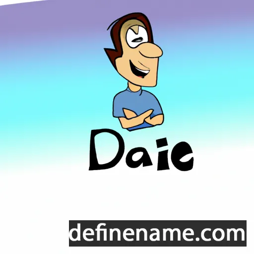 cartoon of the name Daje