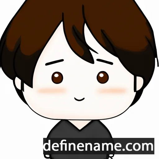 cartoon of the name Dak-hyeon