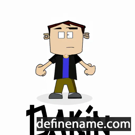 cartoon of the name Dakin