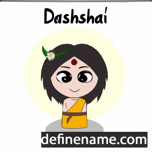 cartoon of the name Dakshira