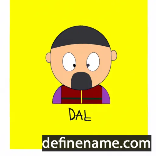 cartoon of the name Dalan