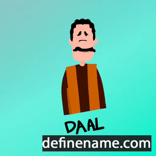 cartoon of the name Dalan